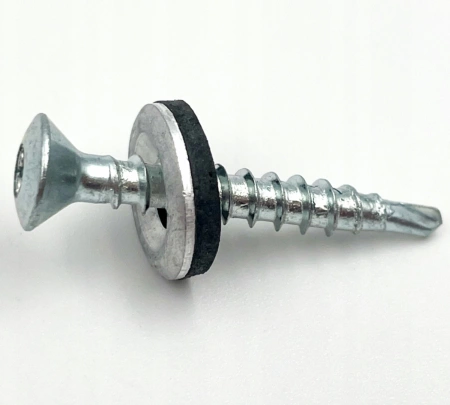 KLIMAS WDD selbstbohrende Spenglerschrauben für Blech auf Holz verzinkt 4,8 x 35 mm 250 St.