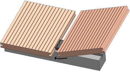 Tevo Tech Montageclips 6 mm für WPC-Terrassendielen 100 Clips + 100 Schrauben