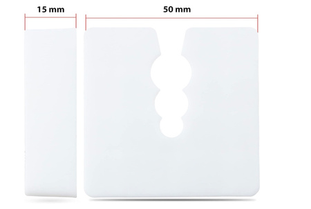 Distanzklötze Kunststoff 15mm