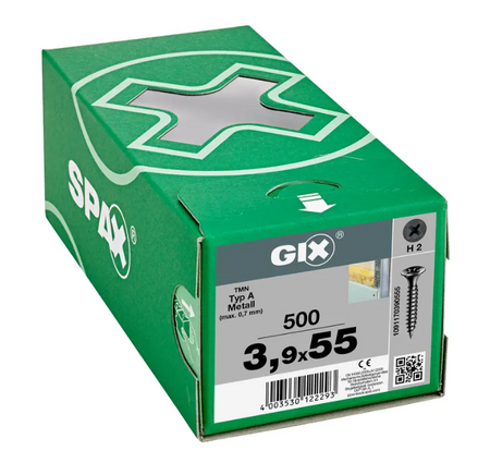 SPAX Trockenbauschrauben GIX-A 3,9x55 für Metall