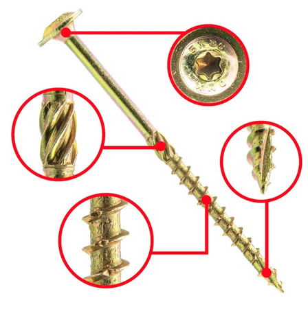 DOMAX Tellerkopfschrauben 5x100