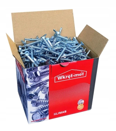 Klimas Flügelbohrschrauben Senkkopf für Holz 4,8 x 32 mm 500 St.