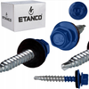 ETANCO Selbstbohrschrauben Trapezblechschrauben RAL 5010 4,8 x 100 mm 100 Stk.
