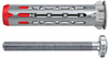 fischer Hohlraumdübel DuoHM 4 x 55 S PZ mit Schrauben 25 Stück