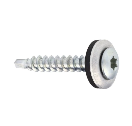 KLIMAS WDD selbstbohrende Spenglerschrauben für Blech auf Holz verzinkt 4,8 x 35 mm 250 St.