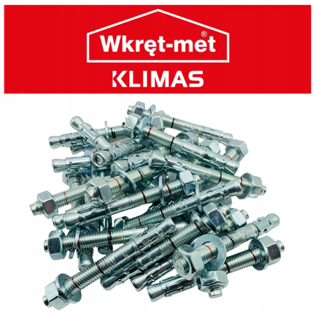 Klimas LE-ZN Mechanischer Anker Stahlanker verzinkt 12 x 145 mm 25 Stück