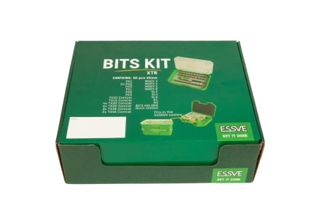 ESSVE XTR Bit-Set 32-teilig Langlebig Profi im praktischen Etui 25 mm 1 Set