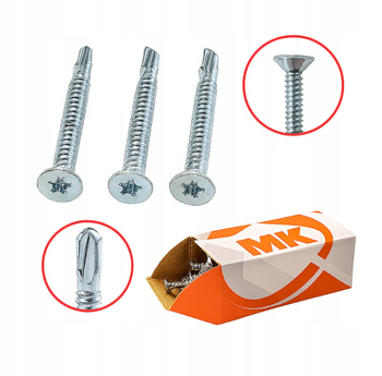 MAG KRAK Flügelbohrschrauben Senkkopf Torx für Holz Stahl 5,5 x 55 mm 250 Stk.