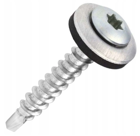 KLIMAS WDD selbstbohrende Spenglerschrauben für Blech auf Holz verzinkt 4,8 x 35 mm 250 St.