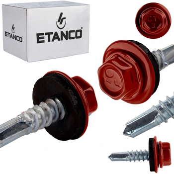 ETANCO GT5 Bohrschrauben Metall - Metall 5,5 x 25 mm RAL 3003 250 Stk.