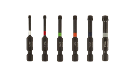 ESSVE Impact Bits für Schlagschrauber TX15 konisch schwarz 50 mm 3 Stück