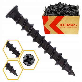 Klimas KSGP Schnellbauschrauben Gipsplatten auf Gipsplatten 5,0 x 35 mm 500 St.