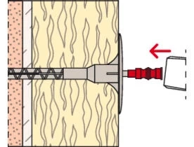 FISCHER TermoFix CN Dämmstoffdübel WDVS Schlagdübel mit S 8 x 235 mm