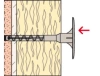 FISCHER TermoFix CN Dämmstoffdübel WDVS Schlagdübel mit Stahlnagel 8 x 195 mm