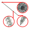 DOMAX Senkkopfschrauben 5x100
