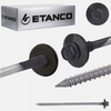 Etanco Sandwichplatten-Schrauben RAL 7016 Holz Beton 160 mm 100 St.