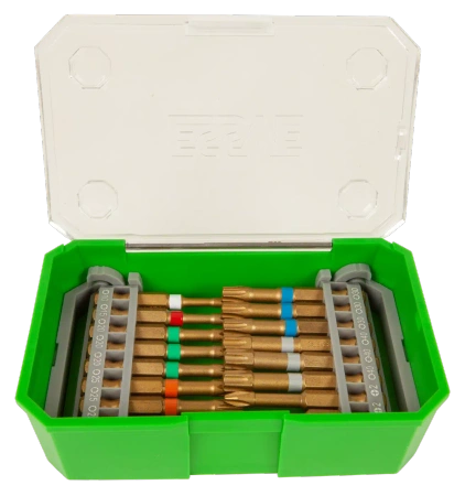 ESSVE XTR Impact Bit-Set 16-teilig Schlagfest im praktischen Etui 50 mm 1 Set