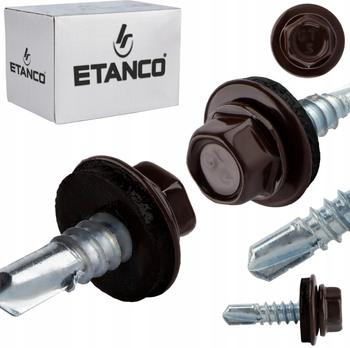 ETANCO GT5 Bohrschrauben Metall - Metall 5,5 x 38 mm RAL 8017 250 Stk.
