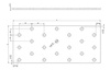 PP2 Lochplatte 100x40x2,0