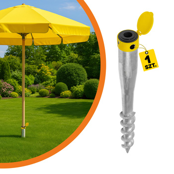 Domax PWO Einschraub Bodenhülsen Pfostenträger rund 60 x 550 mm 1 Stk.