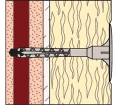 FISCHER TermoFix CN Dämmstoffdübel WDVS Schlagdübel mit Stahlnagel 8 x 195 mm