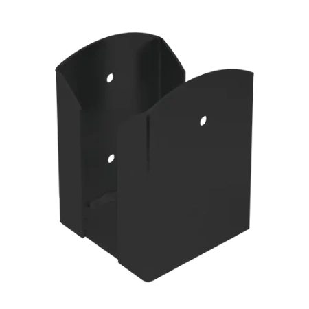 PSPW120 C Sockel 121x150x2,5 Schwarz