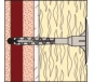 FISCHER TermoFix CN Dämmstoffdübel WDVS Schlagdübel mit S 8 x 235 mm