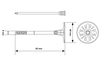 Klimas LMX-8 Tellerdübel Schlagdübel Dämmstoffdübel 8 x 95 mm 200 Stk.