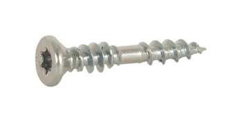 ESSVE Holzschrauben für Möbel Korpus und Innenausbau 4,2 x 28 mm Silber 250 St.