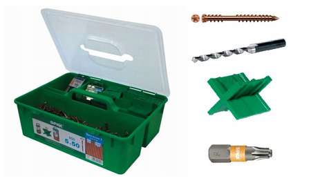 Spax-D Terrassenschrauben 5x50 + Bonus GreenBox