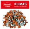 KLIMAS WSS Selbstbohrschrauben für Blech Metall RAL 8004 Kupferbraun 5,5 x 32 mm 250 Stk.