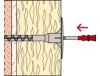 FISCHER TermoFix CN Dämmstoffdübel WDVS Schlagdübel mit S 8 x 155 mm