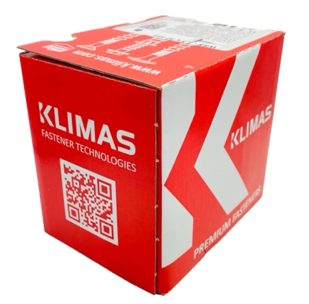 KLIMAS WSS Selbstbohrschrauben für Blech Metall RAL 9010 Reinweiß 5,5 x 38 mm 200 Stk.
