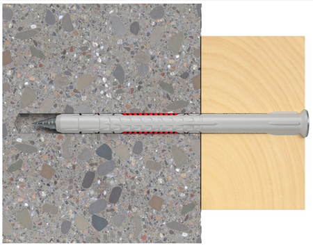 fischer DuoXpand T Universaldübel mit verzinkter Senkkopfschraube 8x120mm 50 St.