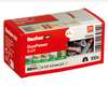Fischer DUOPOWER Universaldübel leistungsstarker 2-Komponenten-Dübel 5 x 25 mm