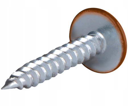 ETANCO GM-S selbstschneidende Blechschrauben Flachkopf RAL 8004 Kupferbraun 4,2 x 38 mm 250 Stk.