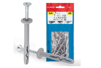 Nageldübel pilzkopf 6x40