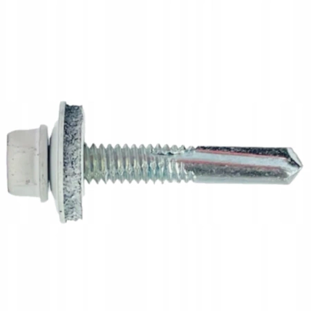 KLIMAS WSS Selbstbohrschrauben für Blech Metall RAL 9003 Signalweiß 5,5 x 32 mm 250 Stk.