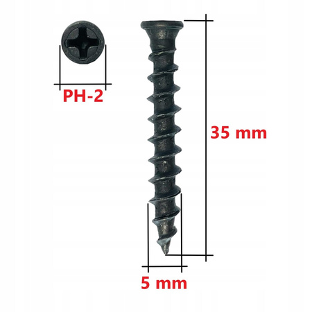 Klimas KSGP Schnellbauschrauben Gipsplatten auf Gipsplatten 5,0 x 35 mm 500 St.