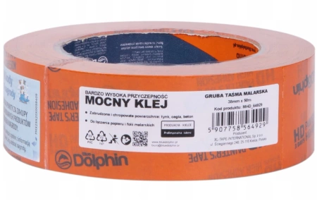 BLUE DOLPHIN Malerkrepp HD – Stark haftendes Klebeband 38 mm × 50 m