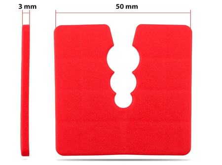 Distanzklötze Kunststoff 3mm