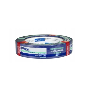 Blue Dolphin Malerband Malerkrepp UV-beständiges Profi-Abdeckband 25 mm x 50 m