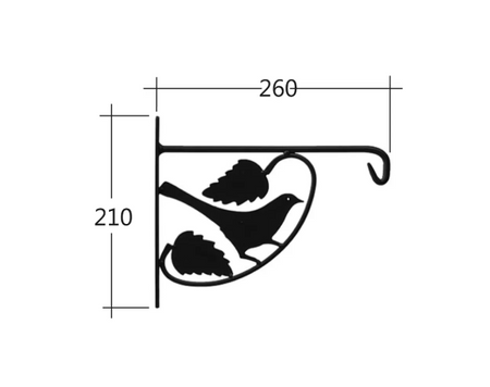UK3 Halter für Blumenbeete Vogel