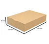 DHL Kleinpaket Versandkarton Paketkarton braun 350x250x80 mm 10 Stk.