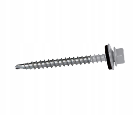 ETANCO Selbstbohrschrauben Trapezblechschrauben RAL 9006 4,8 x 20 mm 250 Stk.