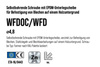 WFDOC Fassadenbohrschrauben 4,8x55