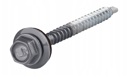 ETANCO Selbstbohrschrauben Trapezblechschrauben RAL 9006 4,8 x 35 mm 250 Stk.