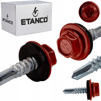 ETANCO GT5 Bohrschrauben Metall - Metall 5,5 x 32 mm RAL 3011 250 Stk.