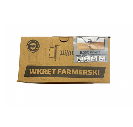 MAG KRAK Selbstbohrschrauben Trapezblechschrauben RAL 8017 4,8 x 60 mm 100 Stk.