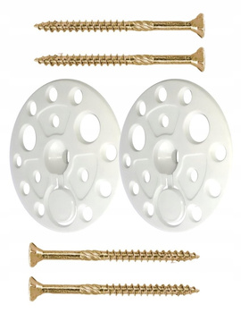 Set Dämmstoffteller 60 mm mit Holzschrauben 6 x 300 mm 100 Stk.